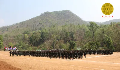 ကရင်နီအမျိုးသားများကာကွယ်ရေးတပ် KNDF ၏ စစ်ဗျူဟာအမှတ် (၇)က အခြခံစစ်သင်တန်းအပတ်စဉ် (၁) သင်တန်းဆင်းပွဲပြုလုပ်
