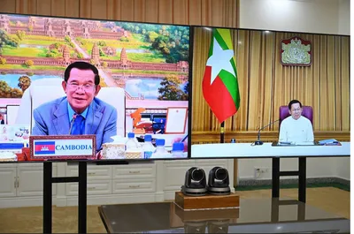 ကမ္ဘောဒီးယားခေါင်းဆောင်ဟောင်းဟွန်ဆန်က ဒေါ်အောင်ဆန်းစုကြည်နှင့် တွေ့ဆုံခွင့်ပြုရန် တောင်းဆိုချက်ကို မြန်မာစစ်အစိုးရက ပယ်ချ