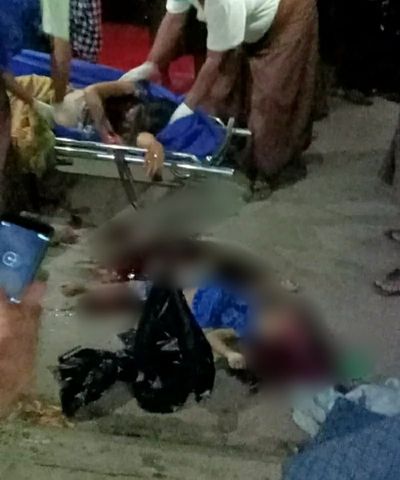 ရန်ကုန်တွင်နေထိုင်သည့် တောင်ကုတ်မြို့နယ်မှ သားမိနှစ်ဦး ယာဉ်တိုက်ခံရ၍ ပွဲချင်းပြီးသေဆုံး