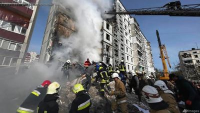 နှစ်လအတွင်း အကြီးမားဆုံးတိုက်ခိုက်မှုအဖြစ် ရုရှားက ယူကရိန်းမြို့ကြီးများကို ဒုံးကျည်များဖြင့် ပစ်ခတ် 