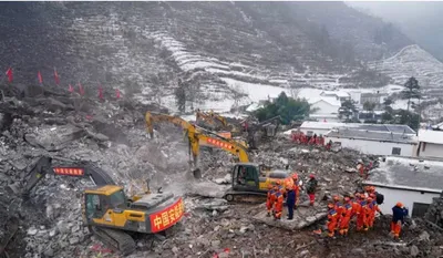 တရုတ်နိုင်ငံအနောက်တောင်ပိုင်းတွင် မြေပြိုမှု ဖြစ်ပွါးပြီး လူ ၃၁ဦးသေဆုံး