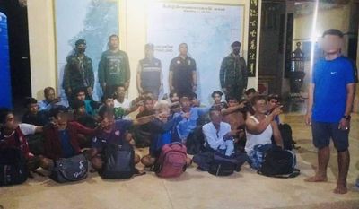 ထိုင်းရေပိုင်နက်ထဲ စက်လှေတစ်စီးနှင့် တရားမဝင်ရောက်လာသည့် မြန်မာရွှေ့ပြောင်းအလုပ်သမား ၂၁ ဦး အဖမ်းခံရ