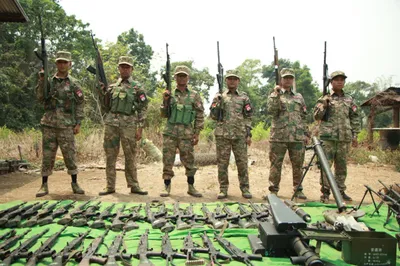 ပြည်သူ့ကာကွယ်ရေးတပ်မတော်(မန္တလေး)က မေမြို့နှင့်နောင်ချိုကြားက သရက်ကုန်းရွာ စစ်ကောင်စီ စခန်းကို တိုက်ခိုက်သိမ်းပိုက်