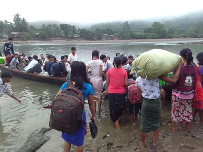 ရခိုင်တွင် စစ်ဘေးရှောင်ဦးရေ တစ်သိန်းခြောက်ထောင်ကျော်ရှိနေပြီဟု REC ထုတ်ပြန်