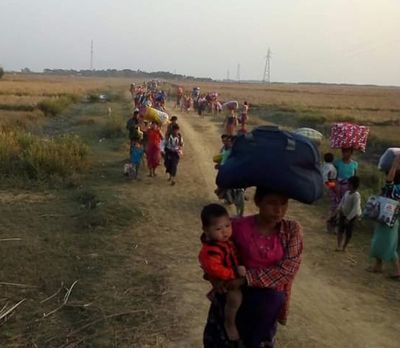 ရသေ့တောင်မြို့နယ်မှ ဒေသခံ ၈ဝဝ ခန့် ထွက်ပြေးရ၊ ကျေးရွာအတွင်းပိတ်မိနေသူများအတွက် မိသားစုများစိုးရိမ်