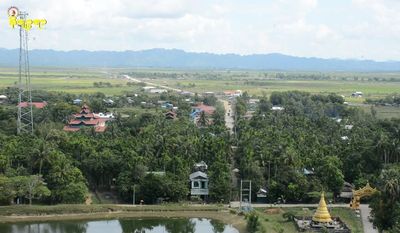 ရသေ့တောင်မြို့ပေါ်တွင်ပစ်ခတ်သံများကြားရပြီးနောက် လူနေအိမ်အချို့ပေါ် သေနတ်ကျည်ထိမှန်