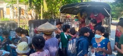 ကျောက်ဖြူမြို့ပေါ်သို့ တိမ်းရှောင်လာသူများအားလုံးနေရပ်ပြန်၊ မင်းပြားတွင် နေရပ်မပြန်နိုင်သေး