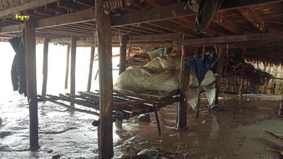 ဆိုင်ကလုန်းမုန်တိုင်းကြောင့် မြေပုံမြို့နယ်တွင် လူနေအိမ် ၁၁ လုံးပျက်စီး
