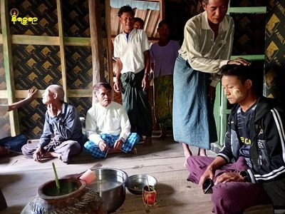 ခမီလူမျိုးအချို့အား ဘေးကင်းစေရန် ခမီရိုးရာအရ အိမ်ဦးနတ်သို့တိုင်တန်းခြင်းပွဲ ပုဏ္ဏားကျွန်းတွင် ပြုလုပ်