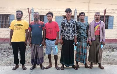 ရခိုင်သို့သောင်တင်လာသည့် ဘင်္ဂလားဒေ့ရှ်နိုင်ငံသား ငါးဖမ်းသမား ၆ ဦးကို ဘင်္ဂလားဒေ့ရှ်နယ်ခြားစောင့်တပ်သို့ လွှဲပြောင်း