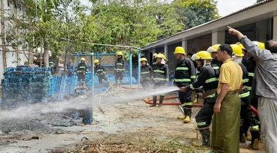 မောင်တောမြို့နယ် UNHCR ရုံးဝင်းအတွင်း မီးလောင်မှုဖြစ်ပွား