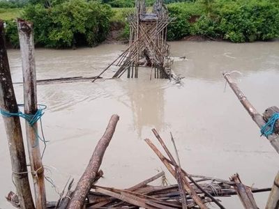 မုန်တိုင်းငယ်ကြောင့် ထိခိုက်ပျက်စီးခဲ့ရသည့် မာန်အောင်မြို့နယ်မှ အဆောက်အဦတချို့ ပြန်ပြင်ရန် အမြန်လိုအပ်နေ