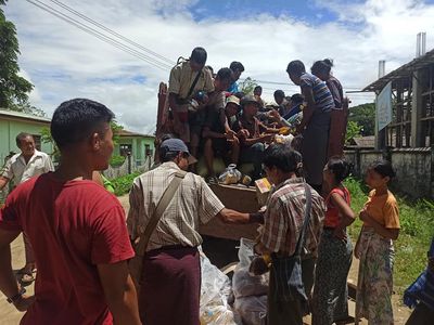 ကျောက်ပန္ဒူ-စေတီပြင်ကားလမ်းဘေးရှိ မြိုလူမျိုး ၆ဝဝ ကျော်နေထိုင်သော နတလရွာ စားနပ်ရိက္ခာမရ၍ ငတ်ပြတ်နေ