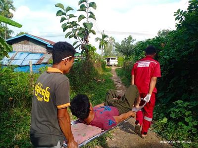 ကျောက်တော်တွင် လက်နက်ကြီးကျည်စထိမှန်၍ လူ၂ဦး ထိခိုက်ဒဏ်ရာရ