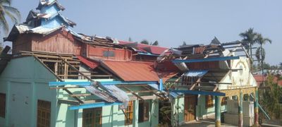 မိုခါကြောင့် အိမ်ခြေ ၁၅၀ ခန့်ပျက်စီးသွားသည့် မြောက်ဦး အထက်စည်းမောင်းရွာအလွန်တရာ အခက်အခဲဖြစ်နေ