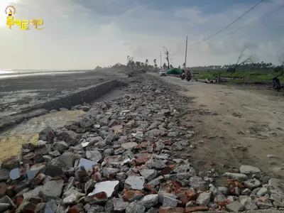 မိုခါမုန်တိုင်းကြောင့်ပျက်စီးသွားသည့် စစ်တွေကမ်းနားလမ်း ၄ လကြာသည်အထိ အပြီးသတ်ပြုပြင်နိုင်ခြင်းမရှိသေး