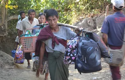 လမ်းခရီးခက်ခဲသည့် ပုဏ္ဏားကျွန်းမြို့နယ် တောဖျားချောင်းဒေသအတွင်း ကျေးရွာများတွင် စားနပ်ရိက္ခာ ပြတ်တောက်နေ
