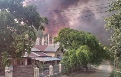 စစ်ကောင်စီနှင့်လက်အောက်ခံအဖွဲ့အစည်းများက ဘူးသီးတောင်မြို့တွင် ဧပြီလအတွင်း အိမ်ခြေ ၁၅၀၀ မီးရှို့ဟု Data for Myanmar ဖော်ပြ