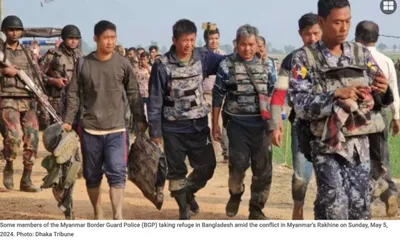 မြန်မာနယ်ခြားစောင့်တပ်ဖွဲ့ဝင် ၁၃၂ ဦး ဘင်္ဂလာနိုင်ငံထဲ ထပ်မံဝင်ရောက်ခိုလှုံ
