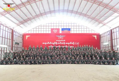 ရက္ခိုင်မြေပေါ်တွင် ပထမဆုံးပြုလုပ်သည့် အာရက္ခတပ်တော်( AA) ၏ ဗိုလ်လောင်းသင်တန်း အမှတ်စဉ် (၃) ဗိုလ်လောင်း ၃၀၀ ကျော် သင်တန်းဆင်း   