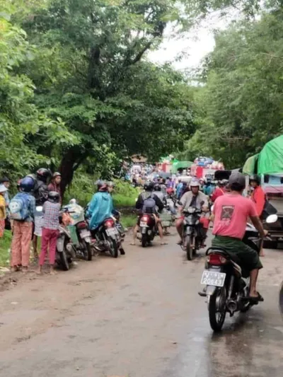 AA ထိုးစစ် ဂွမြို့နှင့်နီးကပ်လာ၍ ဌာနဆိုင်ရာတစ်ခုမကျန် ဂွမြို့ကို စွန့်ခွာ