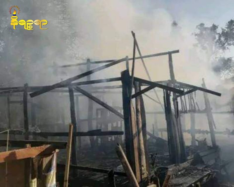 အမ်းမြို့နယ် တပ်တောင်တွင် မီးလောင်မှုဖြစ်ပွား၍ နေအိမ် ၄လုံးဆုံးရှုံး
